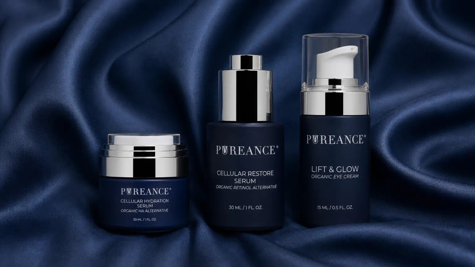 How three Pureance skin firming products work together