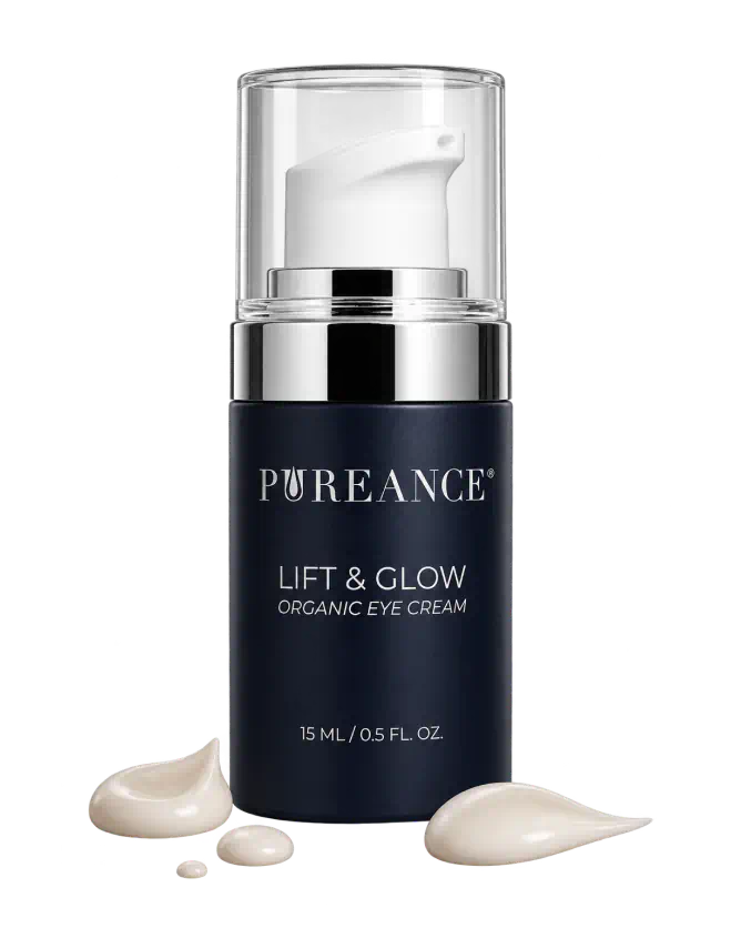 Pureance Lift & Glow organic vitamin C eye cream