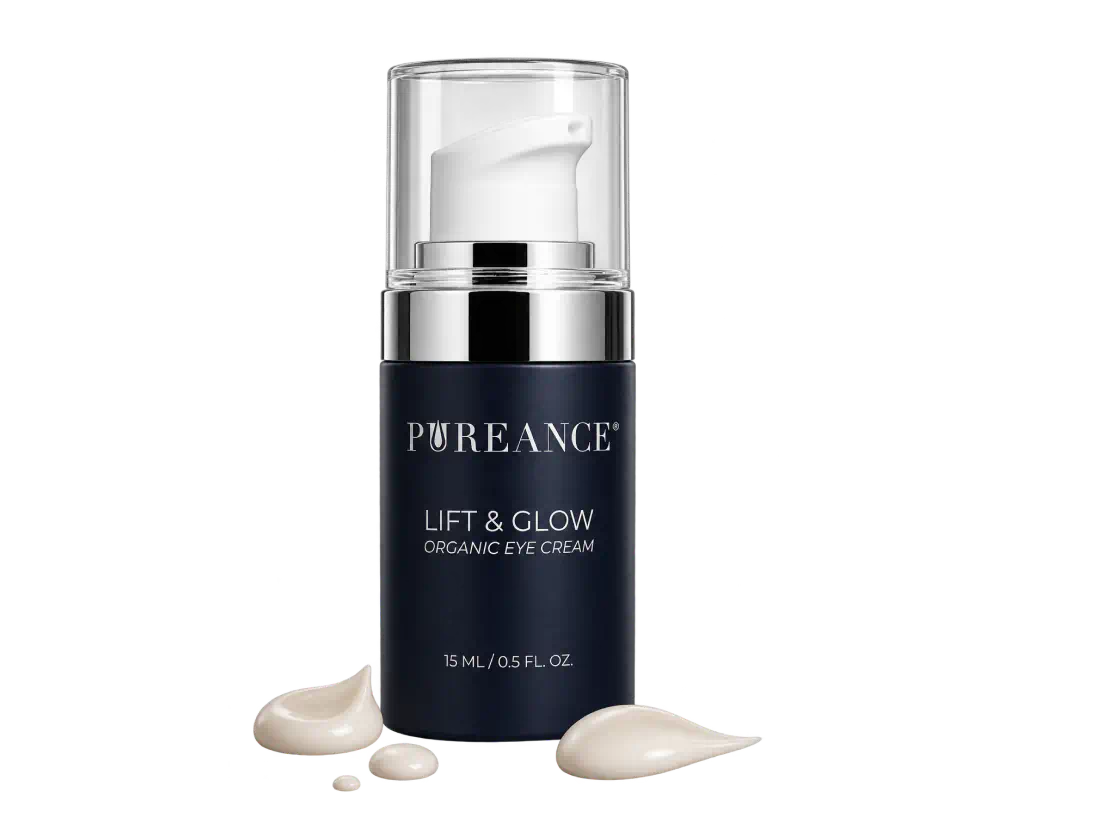 Pureance Lift & Glow organic vitamin C eye cream