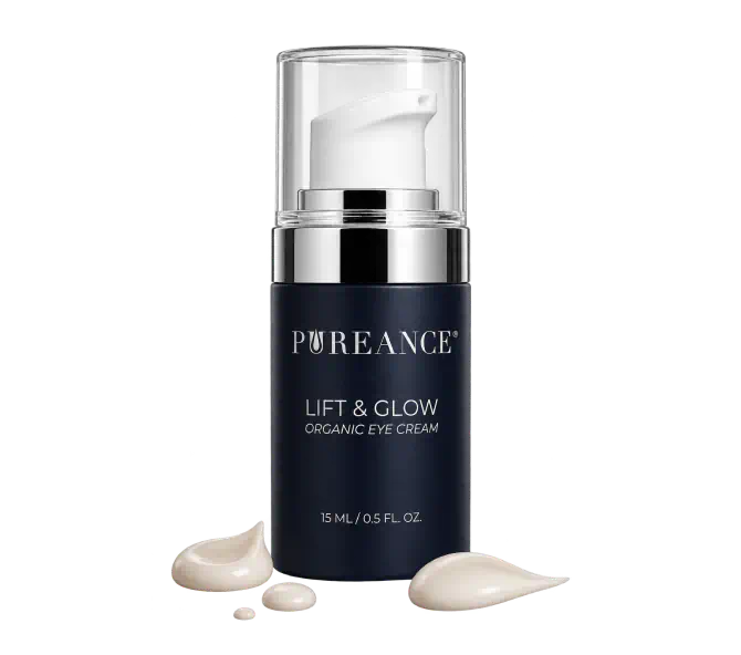 Pureance Lift & Glow organic vitamin C eye cream
