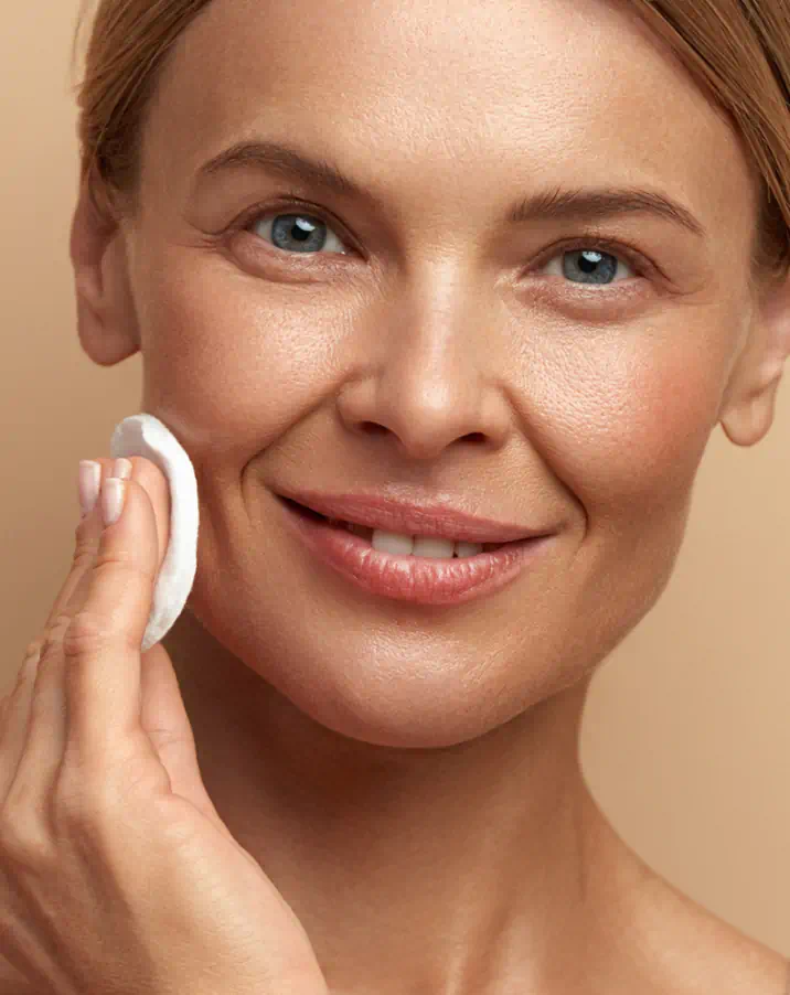 Cleansing the face and neck
