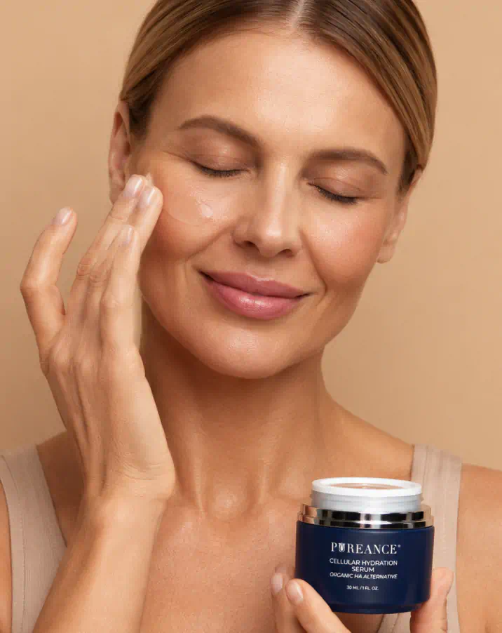 Applying Pureance Cellular Hydration Serum
